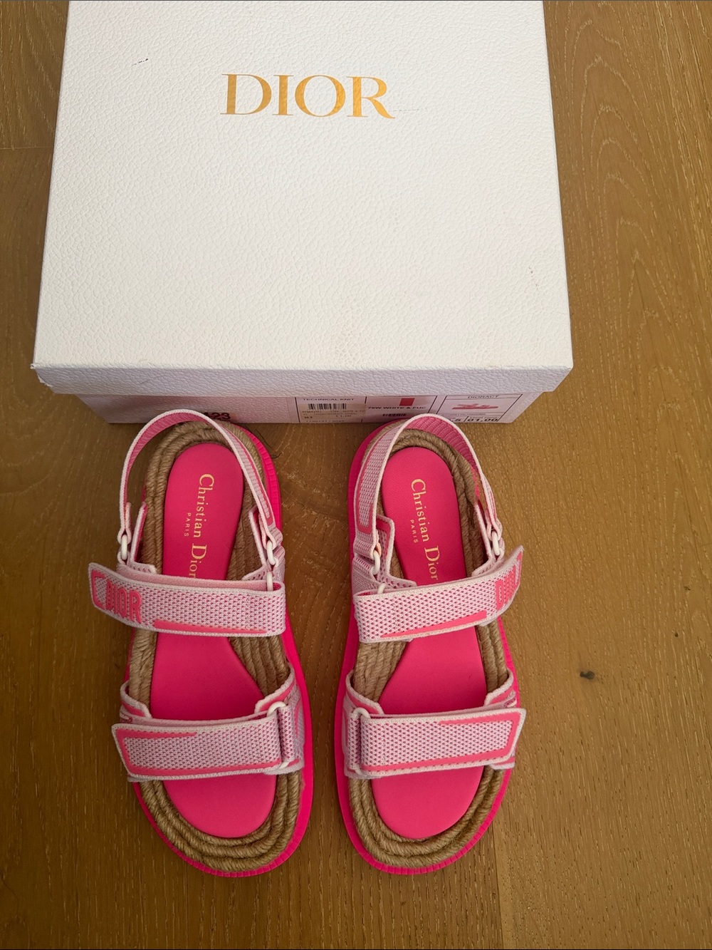 Dior  womenPink Sport Sandals